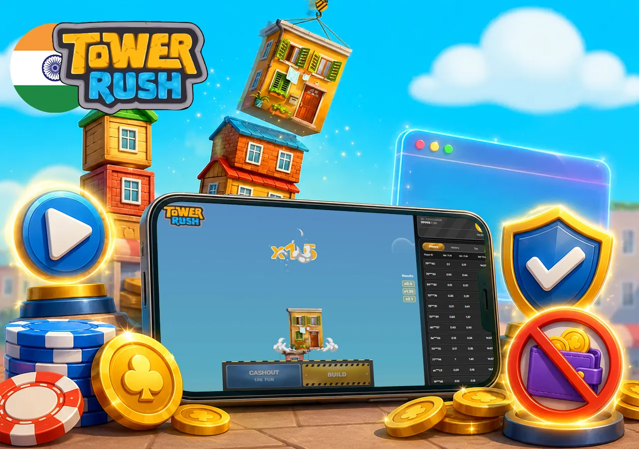 Free Tower Rush demo play on mobile